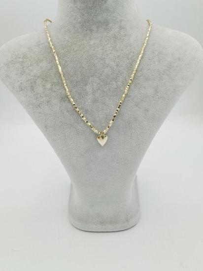 Minimal Kalp Model Kolye - Özel Seri - Gold 