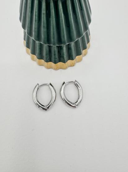 Oval Halka Küpe - Özel Seri - Gümüş