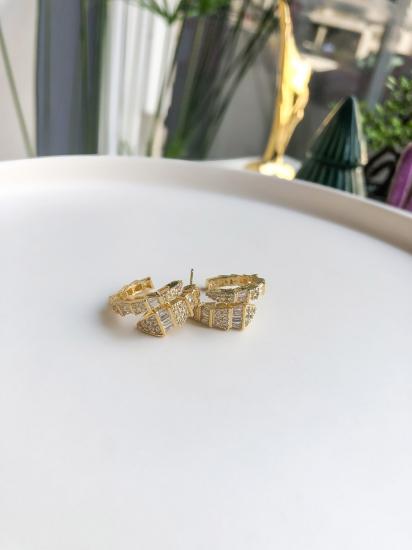 Yılan Model Küpe - Özel Seri - Gold