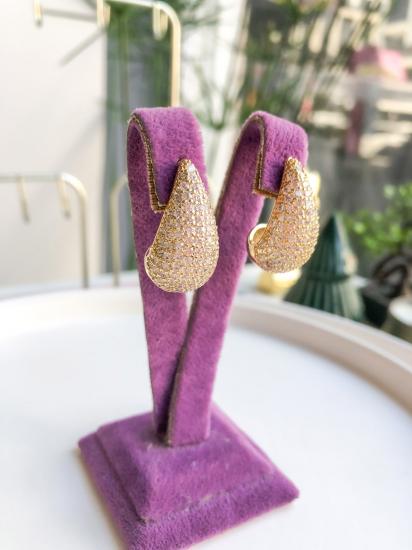 Damla Model Küpe - Özel Seri - Gold