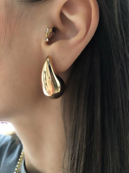 Damla Model Küpe - Özel Seri - Gold