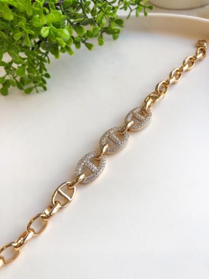 Lovise Taşlı Bileklik - Özel seri - Gold
