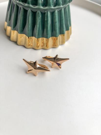 Minimal Kutup Yıldızı Küpe - Özel Seri - Gold