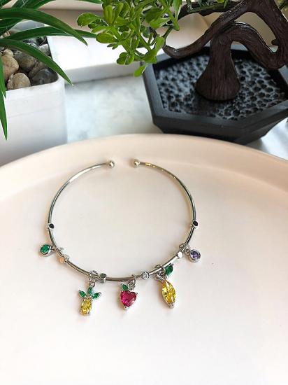 Renkli Figürlü Taşlı Bileklik - Özel seri 