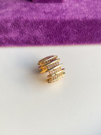 Elegant Taşlı Kıkırdak Küpe - Gold Özel Seri