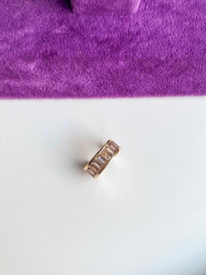 Baget Taşlı Kıkırdak Küpe - Gold Özel Seri
