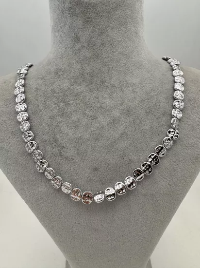 Silver Renk Ezme Kolye