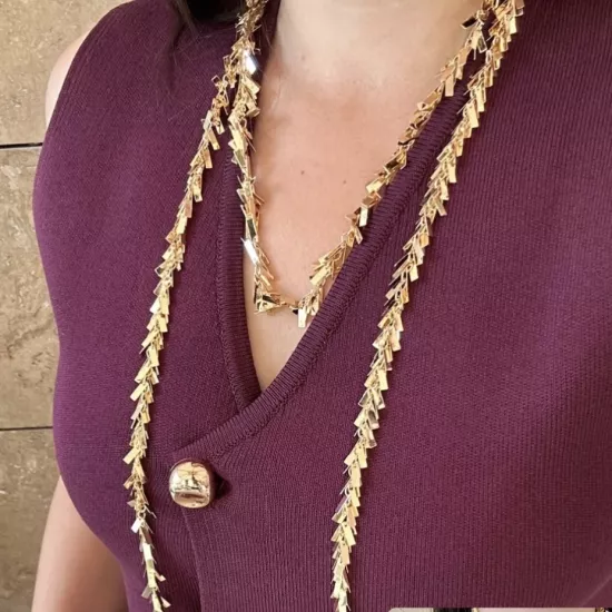 Sallantılı Uzun Marka Model Kolye